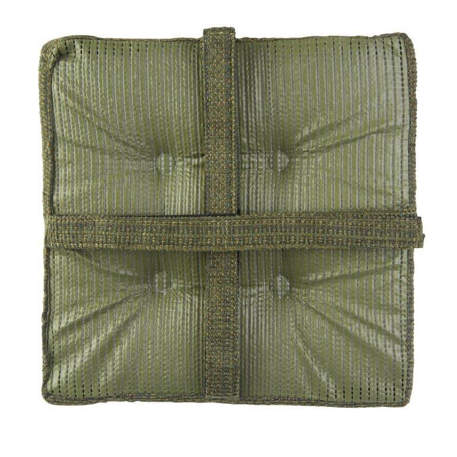 Klear Vu Gripper Square 15" x 15" Bar Stool Cushion with Velcro Straps - Set of 4