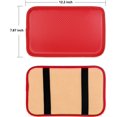 thumbnail image 2 of LAICAIW Car Center Console Pad, Universal Waterproof Car Armrest Seat Box Cover, Car Interior Accessories, Carbon Fiber PU Leather Auto Armrest Cover Protector for Most Vehicle, SUV, Truck, Car (Red, 2 of 6