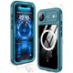 thumbnail image 1 of Funda magnética impermeable GOLDJU para iPhone 17 Air de 6.6 pulgadas, azul, 1 of 7