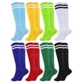 thumbnail image 1 of Medias de fútbol Glooarm para niños, 8 pares, hasta la rodilla, 3 a 12 años, 1 of 6