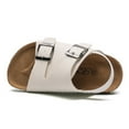 thumbnail image 6 of Gubotare Toddler 2025 Sandals Kids Toddler Sandals Arch Support Slipper Boys Girls Summer Sandal with Adjustable Buckle and Back Strap Non Slip Open Toe Kid Slippers Size 13 (White,13 Little Kids), 6 of 9