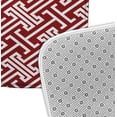 thumbnail image 2 of Simply Daisy 24" x 17" Plush Microfiber Red Leeward Key Bath Mat, 2 of 3