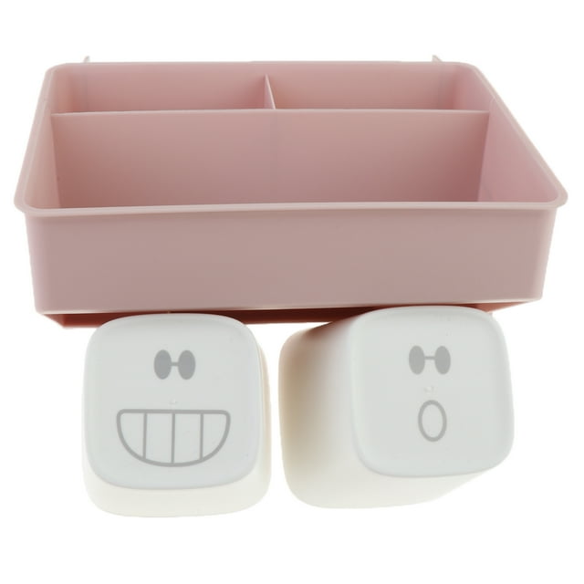Organizador de baño Baoblaze Toallita de cepillo No montaje en pared rosa Dispensador de baño