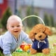 thumbnail image 1 of Puppy Toy Doll Teddy Dog Rag Doll Cute Cute Trumpet Simulation Doll, 1 of 3
