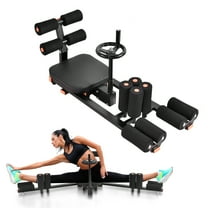 Hemousy Adjustable Leg Stretcher Machine, 0-210° Flexibility Training ABS/Stainless Steel Splits Machine for Yoga, Dance, or Home Fitness