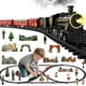 thumbnail image 1 of Set de tren eléctrico NIPLOOOW con sonido, luces y humo para niños, 1 of 7