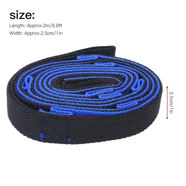 Bande Danse Ballet Sangle De Yoga Élastique Avec 11 Anneaux – Ceinture Stretch Multifonction Pour Pilates, Danse, Fitness & Étirements Profonds Bande Danse Ballet Sangle De Yoga Élastique Avec 11 Anneaux – Ceinture Stretch Multifonction Pour Pilates, Danse, Fitness & Étirements Profonds