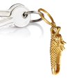 thumbnail image 4 of Dragon Keychain Brass Dragon Head Keychain Handmade Pure Copper Lucky Charm Hanging Pendant Faucet Keychain, 4 of 8