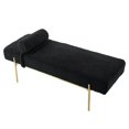 thumbnail image 5 of Posh Living Destiney Sherpa Bench Black, 5 of 7