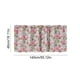 thumbnail image 3 of Floral Print Curtain Valance Polyester Semi Sheer Window Treatment for Kitchen Living Room Cafe Decor Spring Tassel Trim Short Curtain Panel Home Decorative Accent, 3 of 6