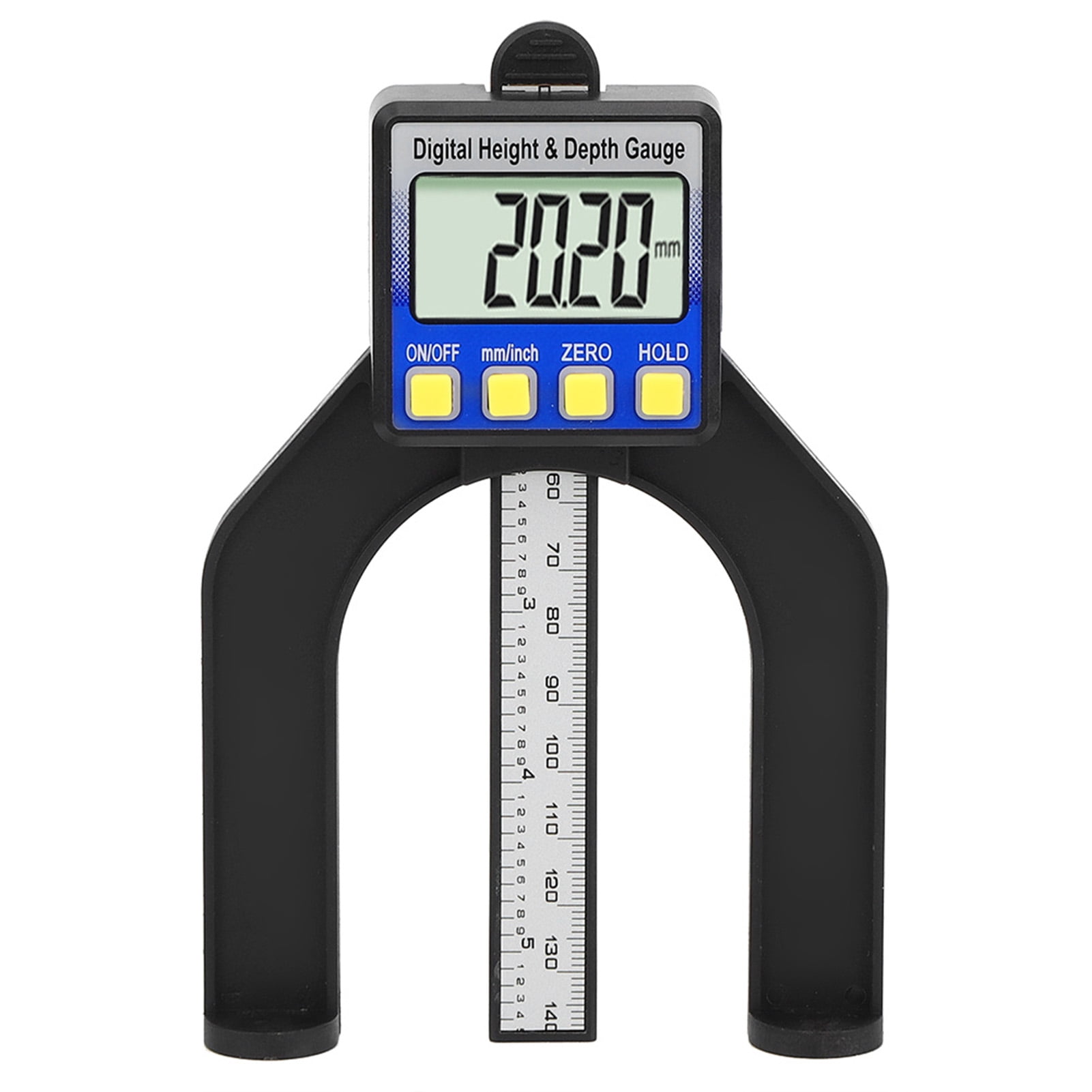 Plungerhole Slot Depth Table Height Gauge, Measuring Ruler, For Router