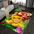 thumbnail image 3 of FUBUKED Lion King Rug Ultra Soft Cartoon Rugs for Bedroom Bathroom Home Living Room Cute Doormat Crystal Velvet Carpets Floor Sofa Mat, 3 of 6