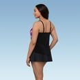 thumbnail image 3 of Women's Hank Handkerchief Hem Tankini Swimsuit Top, 3 of 3