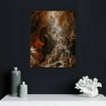 thumbnail image 4 of Awypu - Oil Painting of Fall of The Angels Baroque Style , Heaven, Catholic, Christianity - Framed Canvas Art Home Art BLACK, 4 of 4