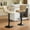 khaki, variant on Restworld Bar Stools Set of 2, Adjustable Faux PU Leather Modern Armless Bar Chairs for Kitchen,Grey