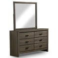 thumbnail image 2 of Furniture of America 19" x 24" Dresser Mirror, Gray, 2 of 5