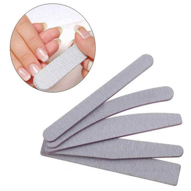 5 PCS Half Moon Sanding Nail Manicure tools Nail File Suit Polished Nail Files Set Manicure Tools Nail Art Tools