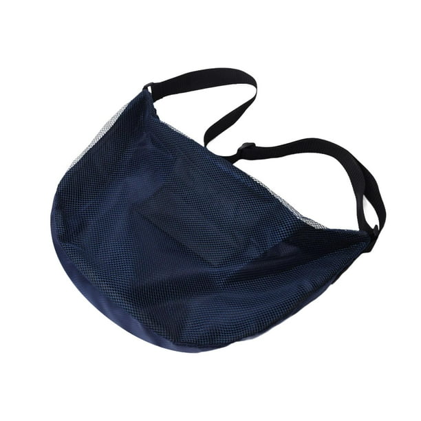 Bolso bandolera deportivo de tela Oxford con bolsillo con cremallera, ligero y con una sola bola. Azul profundo