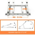 thumbnail image 3 of GCGOODS Air Conditioner Roof Bracket for Outdoor Ductless Mini Split Air Conditioner Heat Pump Systems, Adjustable Angle Design for Stability and Level, Universal for Condenser Units 9000 - 24000 BTU, 3 of 8