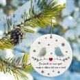 thumbnail image 5 of TanSiDing 2pcs Best Friend Christmas Ornament - Thick Acrylic Round Decoration with Gold Cord, Shatterproof Holiday Tree Decor for Office Car Gift Giving, 5 of 6
