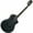 Satin Black, variant on TourPlayer Series Thinline Crossover Electric Nylon Guitar w/Bag