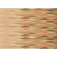 thumbnail image 1 of Ahgly Company Machine Washable Indoor Rectangle Transitional Yellow Orange Area Rugs, 4' x 6', 1 of 7