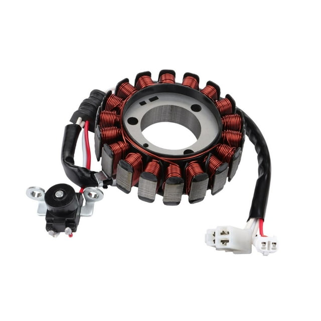 Bobina del estator de la motocicleta,Los accesorios metálicos de la bobina del estator de la motocicleta reemplazan,Reemplazo profesional fácil de instalar,Conjunto de repuestos de moto