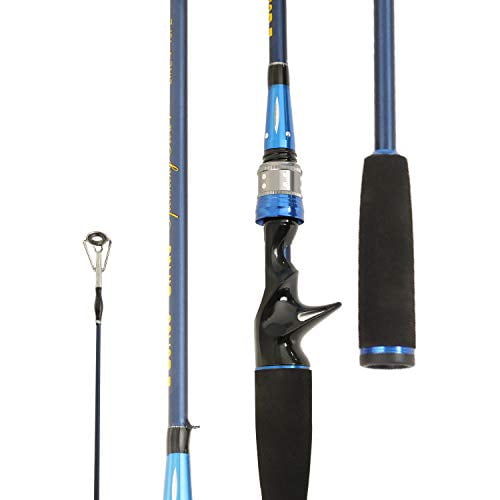 Entsport 2-Piece Casting Rod Graphite Portable Baitcast 