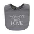 thumbnail image 5 of Hudson Baby Cotton Bib and Sock Set, I Love Grey, One Size, 5 of 5
