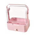 thumbnail image 2 of Organizador de almacenamiento de maquillaje, caja organizadora para el cuidado de la piel, contenedor de regalo para niñas adolescentes, portátil con Cajón individual rosa, 2 of 8