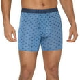 thumbnail image 3 of Hanes Originals Men's SuperSoftBoxer Brief Underwear Pack, Black/Stone/Print, 3-Pack, 3 of 7
