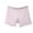 Purple, variant on Paiyanr Tween Girls Solid Color Slip Shorts for Under Dress Breathable Soft Underwear Flat Corner Pants Briefs Blue