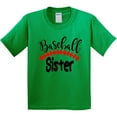 thumbnail image 3 of Inktastic Baseball Sister Youth T-Shirt, 3 of 5