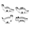 thumbnail image 4 of Vobor Animal Baking Cutter Easy Release Stainless Steel Dinosaur Shape DIY Baking Cutter Mold for Cake Cookies Pastry 4pcs, 4 of 9