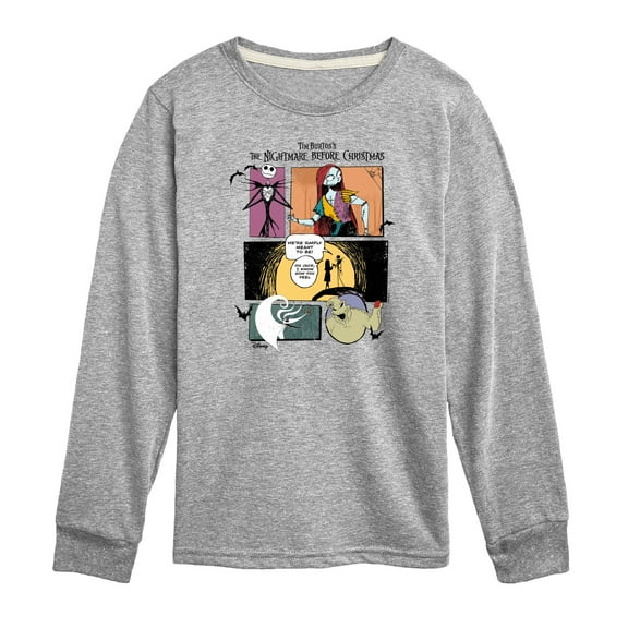 Disney - The Nightmare Before Christmas - I Know How You Feel - Toddler & Youth Long Sleeve Graphic T-Shirt