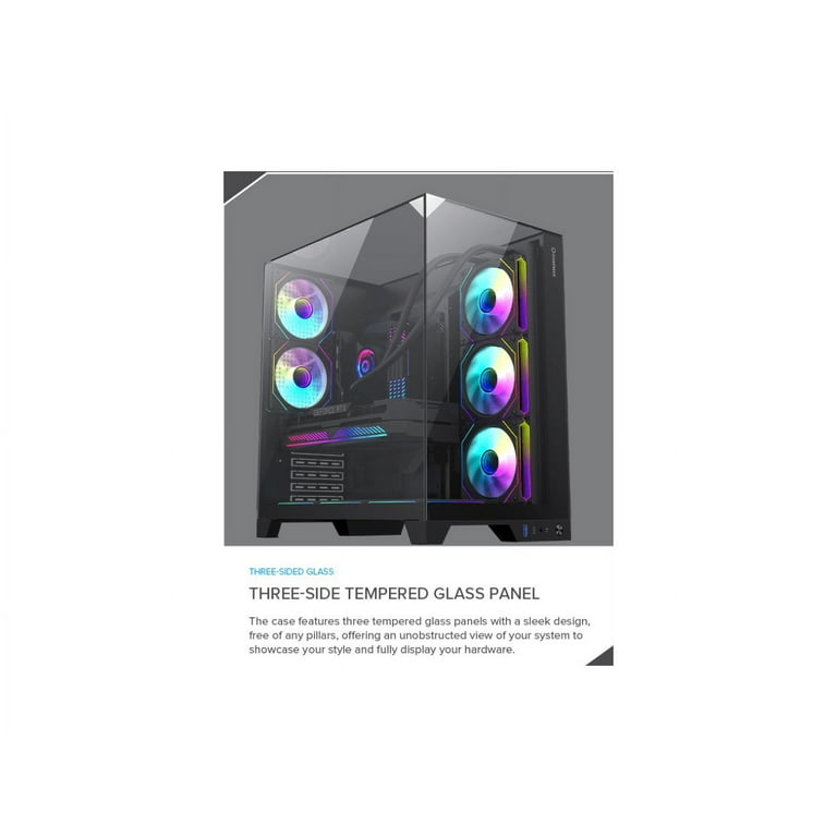 GAMEMAX Infinity Plus Black USB3.0 / Type C ATX Mid-Tower