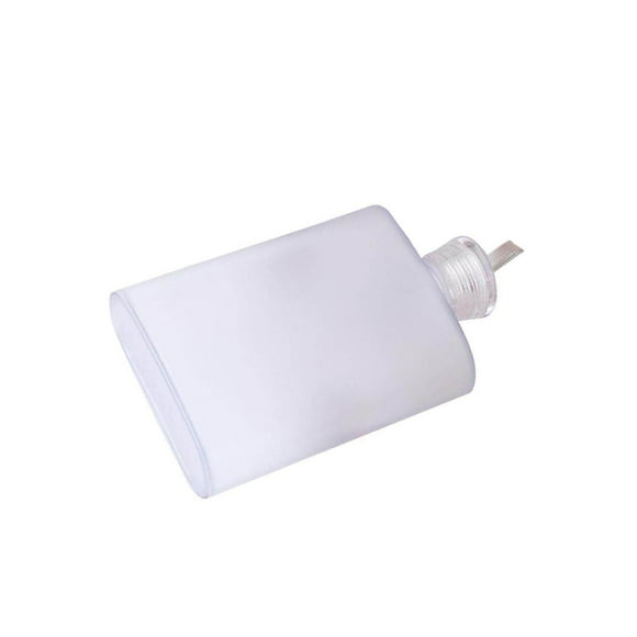 Plastic Hip Liquor Whiskey Alcohol Flask Paper Bottle Cap Pocket Water Bottle White