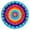 Colorful Tie Dye, variant on Colorful Rainbow Tie Dye Spiral Pattern Round Fitted Tablecloth with Elastic Edge,Dining Table Cover Waterproof,Outdoor Round Tablecloth for Camping,Dining,Indoor and Outdoor