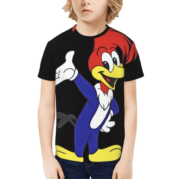 Boys Girls Teens T Shirt Graphic Print Casual Short Sleeve Funny Top Tees Shirt for Youth Kids