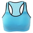 thumbnail image 2 of Aboser High Impact Running Sports Bras for Women Medium-High Support Workout Tops Racerback No Underwire Bralettes Athletic Quick Dry Mesh Bras, 2 of 4