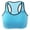 Blue, variant on Women Padded Bralette Sports Bras Ladies Wire Free Mesh Sports Underwear Yoga Running Quick Drying Vest Bra Halter Bralette Halter Bralette