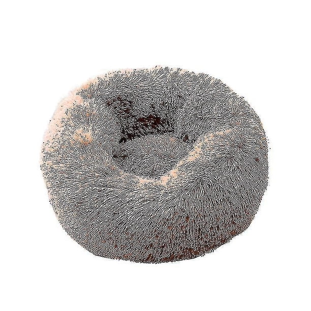 Lavable calmante cómoda cama de perro o gato de felpa estilo donut