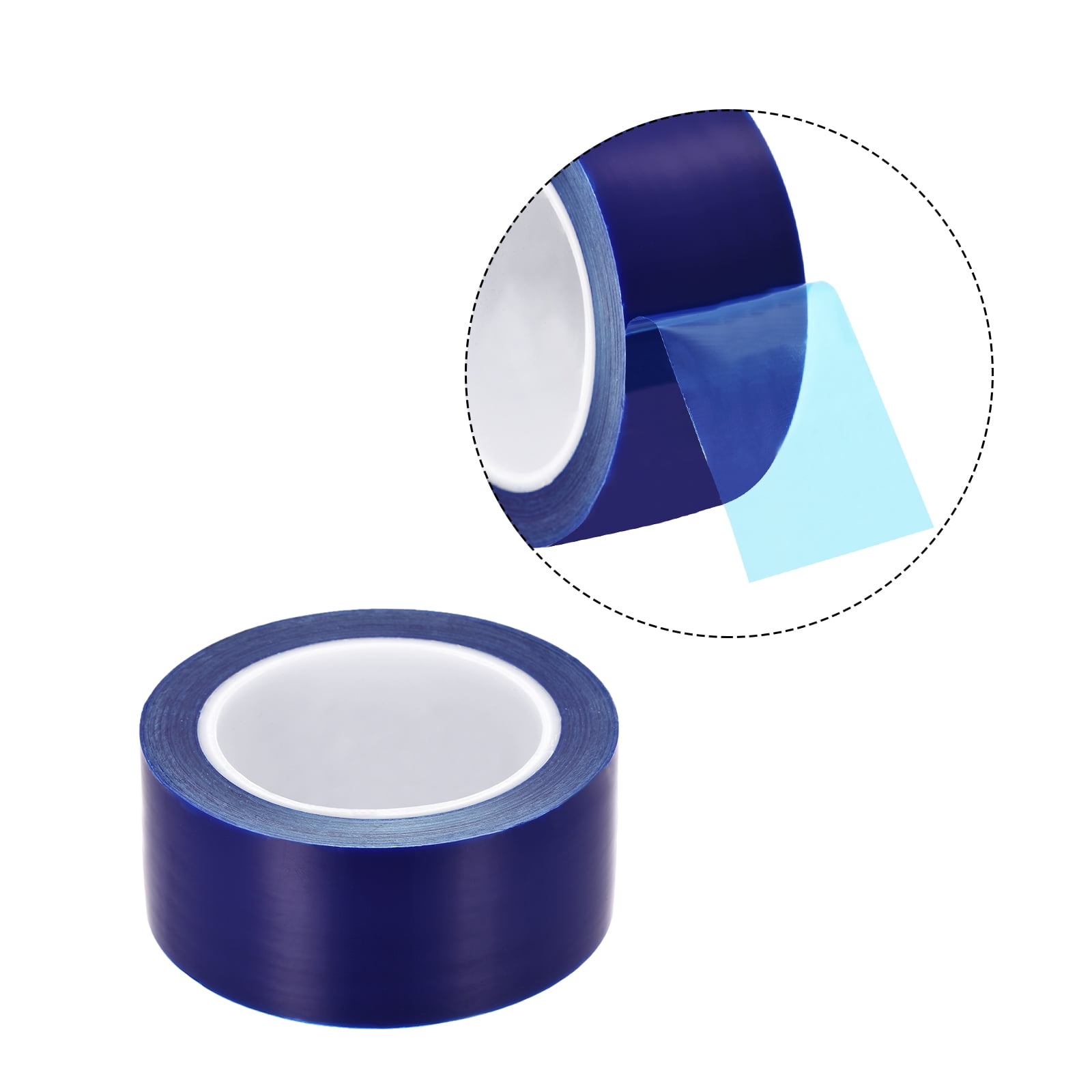 Unique Bargains PE Protective Film Removable Scratch Film for Surface Protection Blue 1.77" x 328Ft