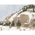thumbnail image 2 of Green, Jacob 24x19 White Modern Wood Framed Museum Art Print Titled - Snowy Rise II, 2 of 4