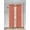 BRICK RUST, variant on Gorgeous Home Linen 2pc Orange Rod Pocket Window Curtain Semi-Sheer Light Filtering 55" wide X 95" Set of 2