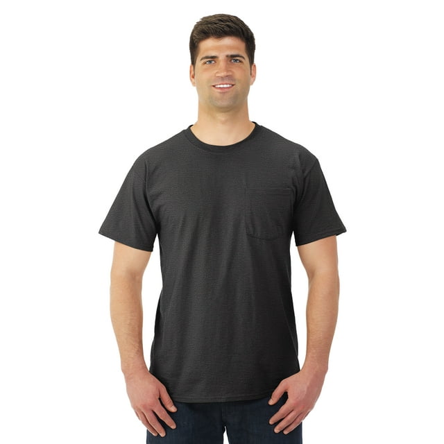 Jerzees Mens DRI-POWER Active Short Sleeve Pocket Crew T-Shirt, XL