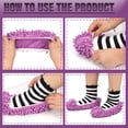 thumbnail image 4 of Swpeet 10Pcs/5 Pairs Mop Slippers Shoes, 5 Colors 8'' Multi Function Washable Reusable Dust Duster, 4 of 7
