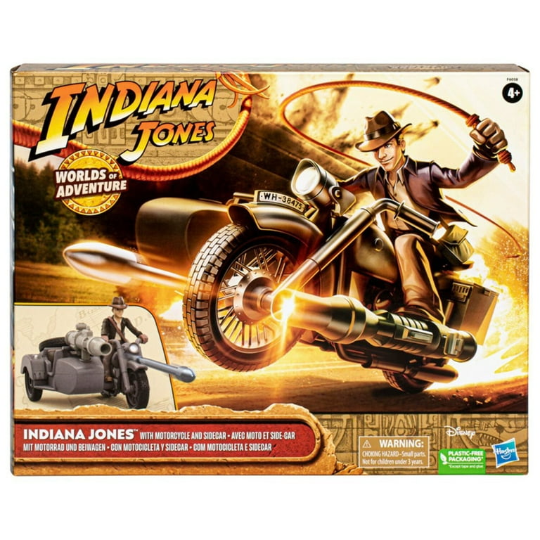 World of Adventure Indiana Jones Figure Set (with Motorcycle