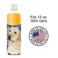 thumbnail image 4 of Labrador Winter Snowflakes Holiday Ultra Hugger for slim cans, 4 of 6