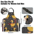 thumbnail image 3 of Funny Ducks Kitchen Apron with 2 Pockets Adjustable waterproof Cooking Aprons for Women Men Chef, 3 of 7